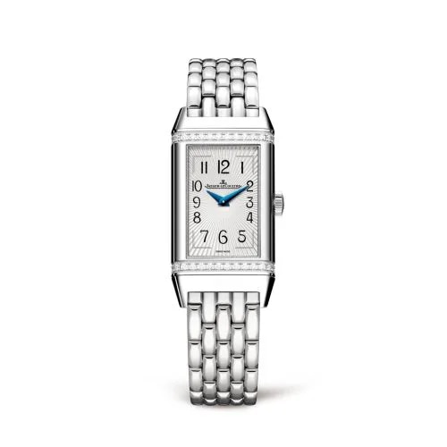 Reverso One Stainless Steel / Diamond / White / Bracelet