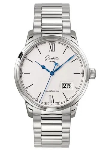 Senator Excellence Panorama Date Stainless Steel / Silver / Bracelet