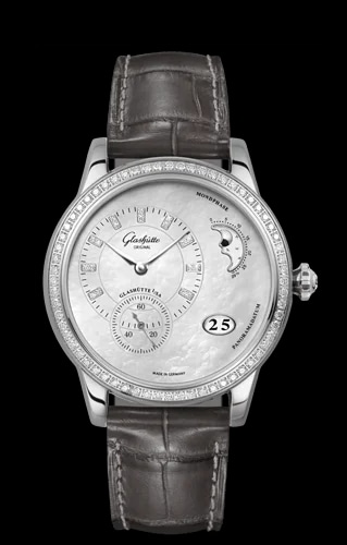 PanoMatic Luna Stainless Steel / Diamond / MOP / Alligator / Pin