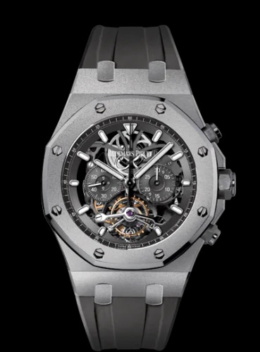 Royal Oak 26347 Tourbillon Chronograph Openworked Titanium / Boutique Edition