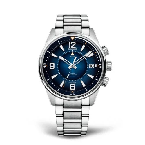 Polaris Mariner Memovox Stainless Steel / Blue / Bracelet