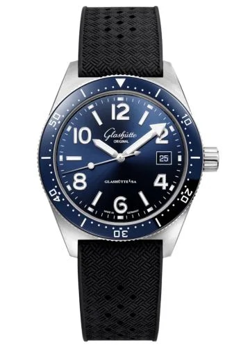 SeaQ Date Stainless Steel / Blue / Rubber - Pin