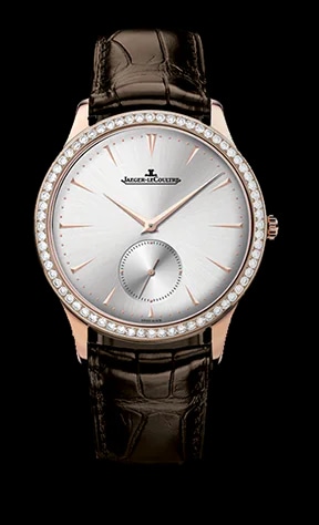 Master Ultra Thin Small Second Pink Gold Diamond