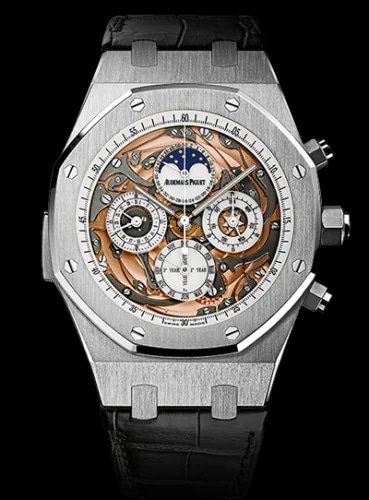 Royal Oak Grande Complication Openworked White Gold / Strap