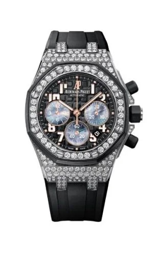 Royal Oak OffShore Lady 26212 LadyCat White Gold
