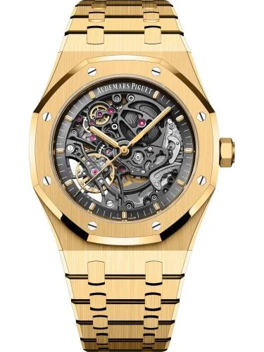 Royal Oak 41 Double Balance Wheel Openworked Yellow Gold