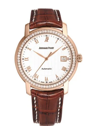 Jules Audemars Selfwinding Pink Gold / Diamond / White