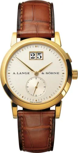 Saxonia Big Date Yellow Gold / Champagne