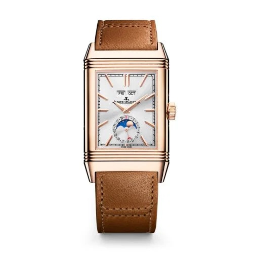 Reverso Tribute Duoface Calendar Pink Gold / Silver
