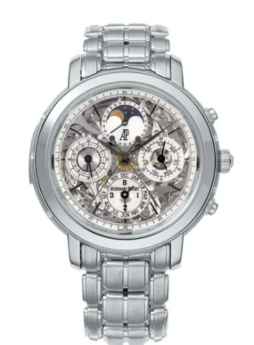 Jules Audemars 26023 Grande Complication Platinum / Sapphire / Bracelet