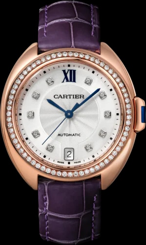 Clé de Cartier 35 Pink Gold / Diamonds / Purple