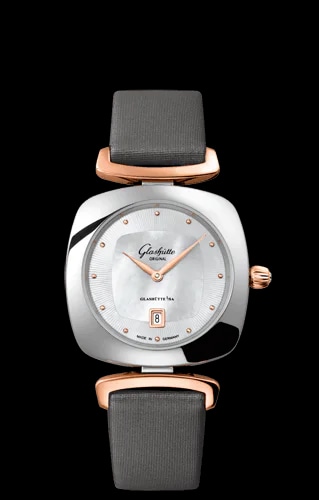 Pavonina Date Stainless Steel / Red Gold / MOP