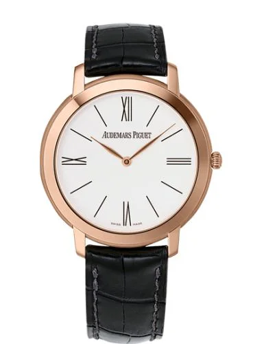 Jules Audemars Extra-Thin Pink Gold / White