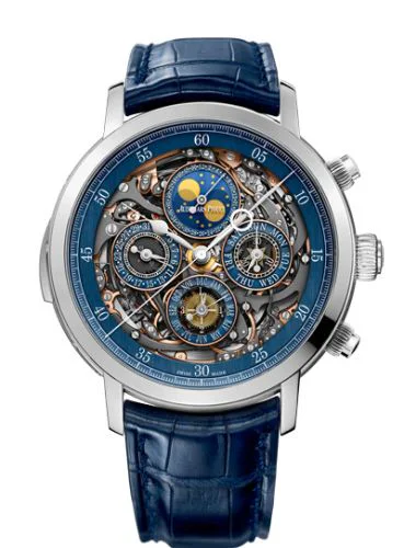 Jules Audemars Grande Complication Openworked Platinum / Blue