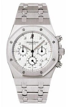 Royal Oak 25960 Chronograph White Gold / Silver
