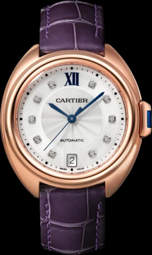 Clé de Cartier 35 Pink Gold / Diamond / Purple
