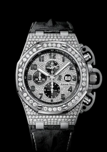 Royal Oak OffShore 26215 T3 White Gold / Diamond