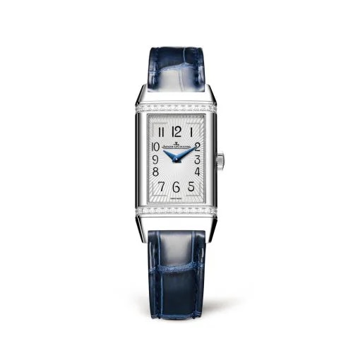 Reverso One Monoface Stainless Steel / Diamond / White / Alligator