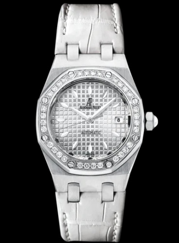 Royal Oak Selfwinding 77321 Stainless Steel / Diamond / Silver / Alligator