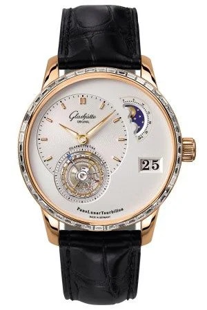 PanoLunar Tourbillon Red Gold / Baguette / Silver / Alligator / Folding