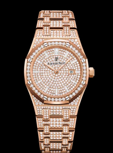 Royal Oak 33 Quartz Pink Gold / Diamond / Diamond / Bracelet