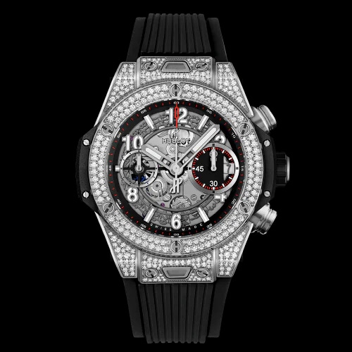 Big Bang Unico 42 Titanium / Pavé / Black