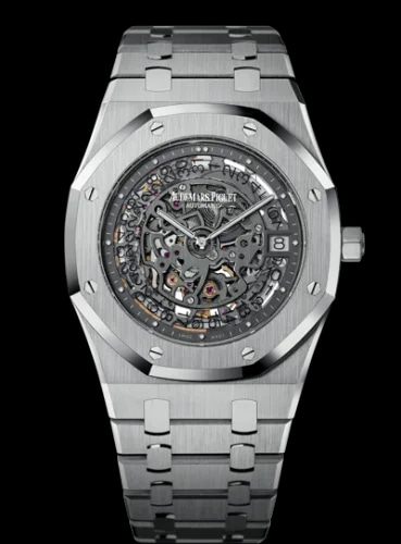 Royal Oak Openworked 15203 Extra-Thin 40th Anniversary Platinum