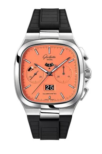 Seventies Chronograph Panorama Date Vibing Orange / Rubber / Folding