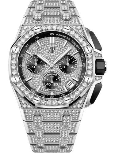 Royal Oak Offshore 43 White Gold - Diamond / Diamond / Bracelet