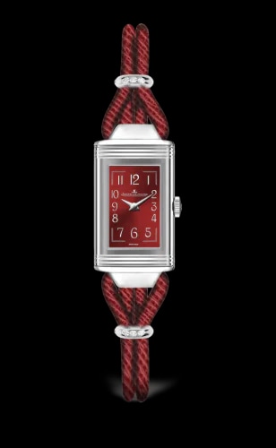 Reverso One Cordonnet Stainless Steel / Red