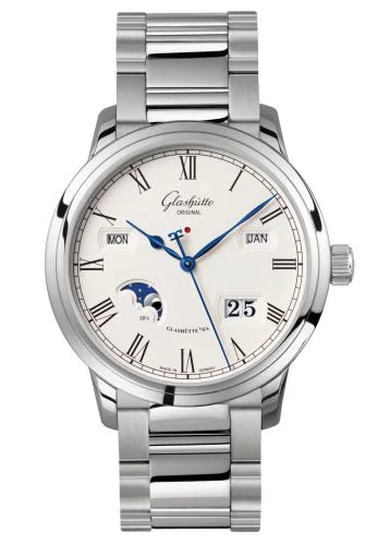 Senator Perpetual Calendar Stainless Steel / Silver/ Bracelet