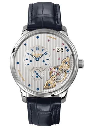 PanoMaticInverse Stainless Steel / Silver / Alligator - Folding