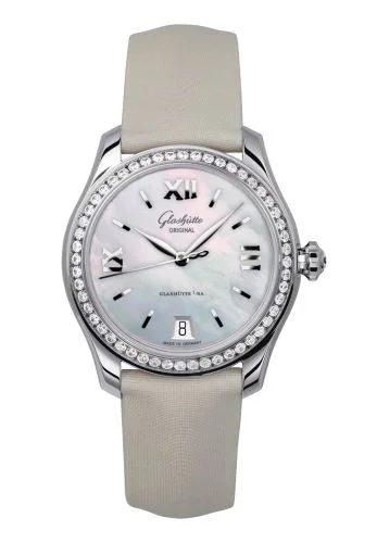 Lady Serenade Stainless Steel / Diamond / MOP / Satin / Folding