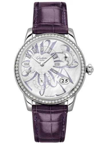 PanoMatic Luna Stainless Steel / Diamond / MOP / Alligator / Pin