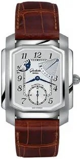 Karree Manual Winding Power Reserve Moon Phase Stainless Steel / Silver