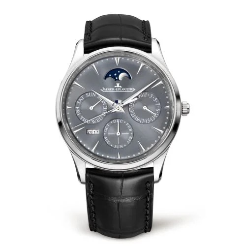 Master Ultra Thin Perpetual White Gold / Grey / Alligator