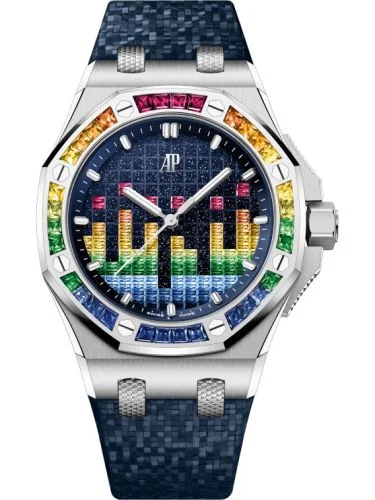 Royal Oak Offshore Selfwinding Music Edition White Gold - Rainbow / Aventurine