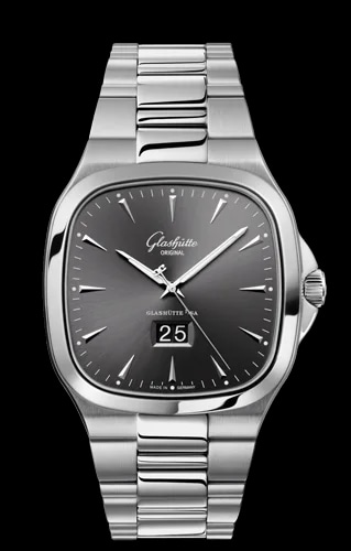 Seventies Panorama Date Ruthenium Bracelet