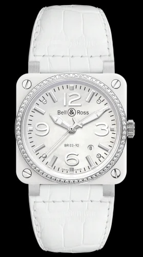 BR 03 92 White Ceramic / Diamond