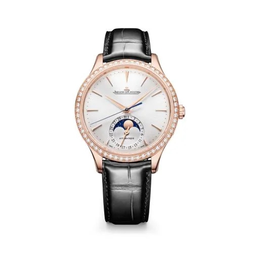 Master Ultra Thin Moon 36 Pink Gold - Diamond / Silver / Alligator