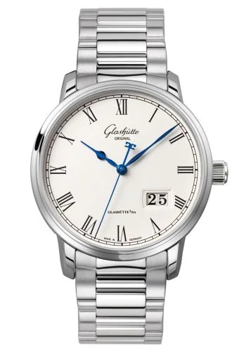 Senator Panorama Date Stainless Steel / Silver / Bracelet