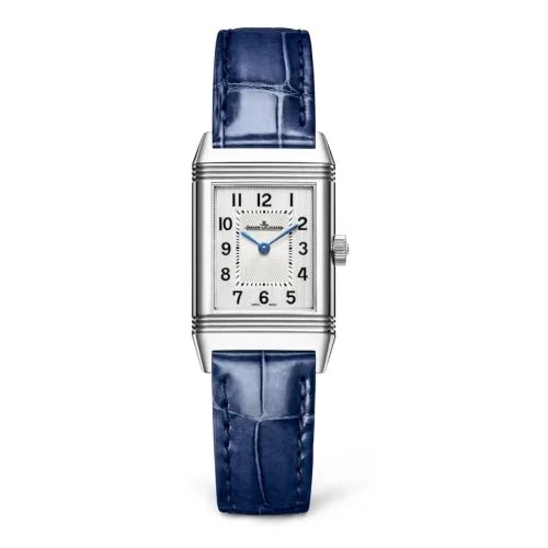 Reverso Classic Small Stainless Steel / Silver / Alligator