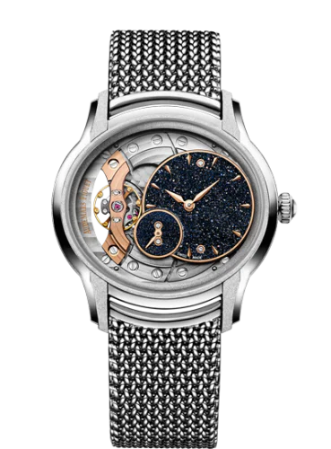 Millenary Hand-wound Frosted White Gold / Aventurine / Bracelet