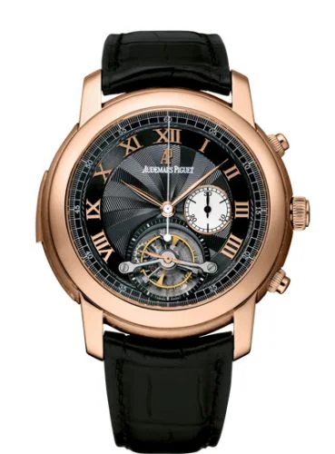 Jules Audemars Minute Repeater Tourbillon Chronograph Pink Gold / Black