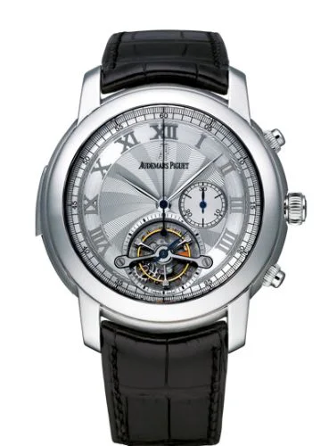 Jules Audemars Minute Repeater Tourbillon Chronograph Platinum / Silver