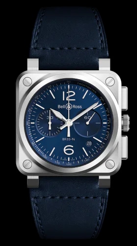 BR 03 94 Blue Steel Chronograph