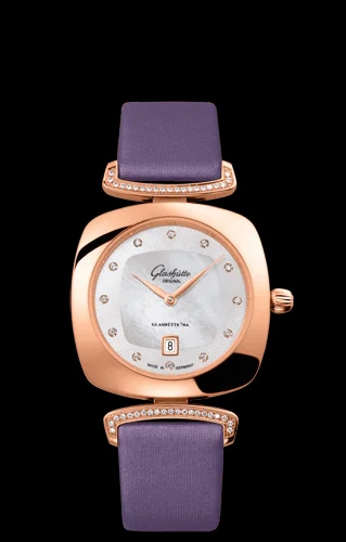 Pavonina Date Red Gold / Diamond / MOP / Satin