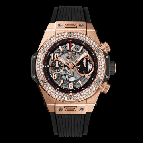 Big Bang Unico 45 King Gold / Diamonds / Black