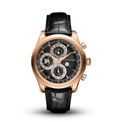 §Manero Chronoperpetual Rose Gold / Black