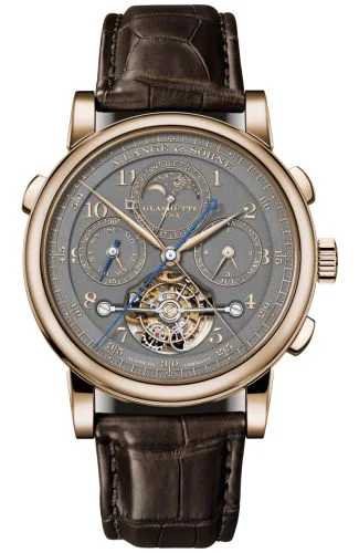 1815 Tourbograph Perpetual Honey Gold Homage to F.A. Lange